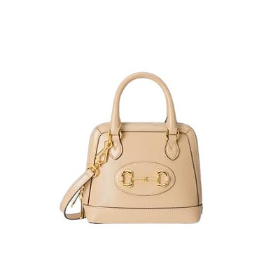 [스페셜오더]GUCCI-640716 9099 구찌 화이트&블랙 홀스빗 1955 미니 탑 핸들백