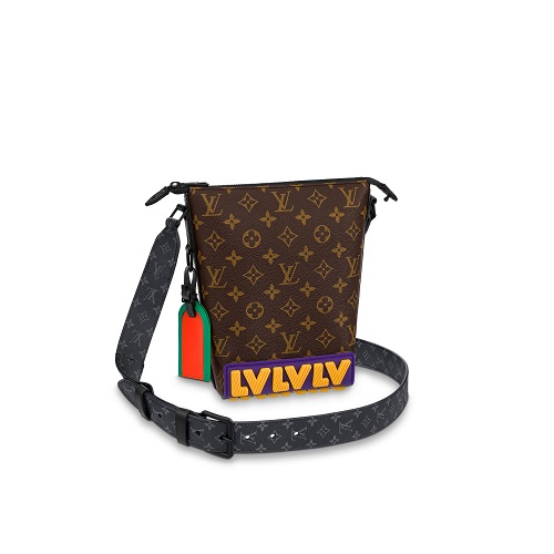 [스페셜오더]LOUIS VUITTON-M57966 루이비통 모노그램 LV 러버 시그니처 크루저 메신저