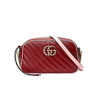 [스페셜오더]GUCCI-447632 5235 구찌 퍼플 GG 마몽 마틀라세 스몰 숄더백
