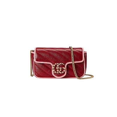 [스페셜오더]GUCCI-574969 4186 구찌 GG 마몽 블루 마틀라세 수퍼 미니백