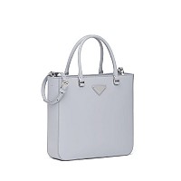 [스페셜오더]PRADA-1BA330 프라다 화이트 브러시드 가죽 토트 백