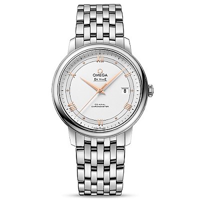 [스페셜오더]OMEGA-오메가 드빌 프레스티지 코‑액시얼 크로노미터 화이트 39.5mm