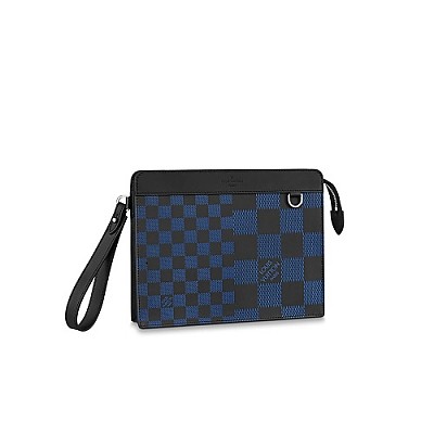 [스페셜오더]LOUIS VUITTON-N60448 루이비통 네이비 블루 다미에 인피니 스탠딩 파우치