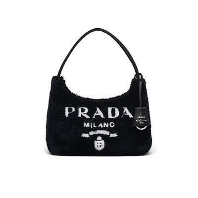 [스페셜오더]PRADA-1NE515 프라다 화이트 리에디션 2000 시어링 미니 숄더백