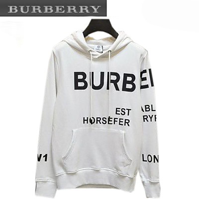 BURBERRY-110211 버버리 블랙 프린트 장식 후드 티셔츠 남성용