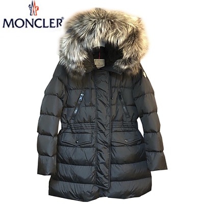 MONCLER-11034 몽클레어 블랙 나일론 Aphroti 롱 패딩 여성용