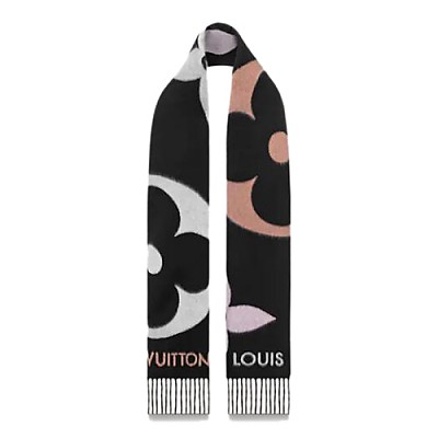 LOUIS VUITTON-M76383 루이비통 블랙 디 얼티밋 스카프