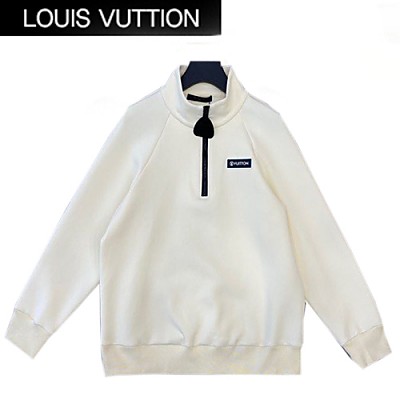 LOUIS VUITTON-121512 루이비통 레드 VUITTON 패치 장식 스웨트셔츠 여성용