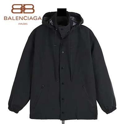 BALENCIAGA-122214 발렌시아가 베이지 프린트 장식 바람막이 후드 쟈켓 남여공용