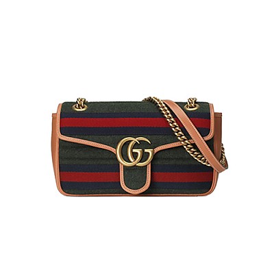 GUCCI-443497 1000 구찌 블랙 페이턴트 가죽 GG 마몽] 스몰 숄더백