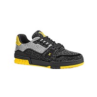 LOUIS VUITTON-1ADH4A 루이비통 블랙 모노그램 LV 트레이너 스니커즈 남성용