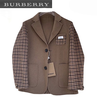 BURBERRY-01044 버버리 블랙 울 체크무늬 쟈켓 남성용