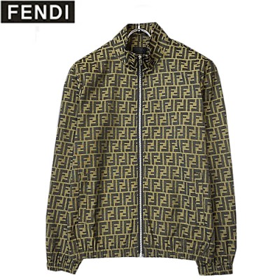 FENDI-01189 펜디 브라운 더블 F 데님 쟈켓 남성용