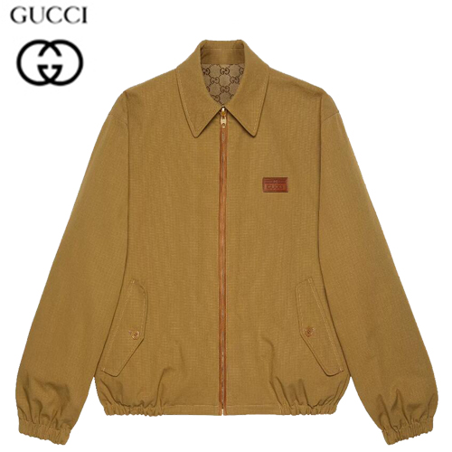 GUCCI-654842 2109 구찌 라이트 브라운 리버서블 GG 재킷