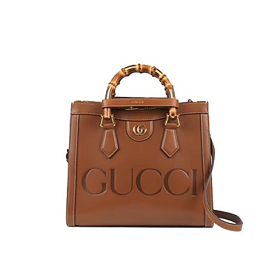 [스페셜오더]GUCCI-660195 2582 구찌 브라운 다이애나 뱀부 핸들 스몰 토트백