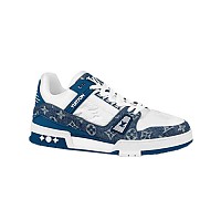LOUIS VUITTON-1ADH4A 루이비통 블랙 모노그램 LV 트레이너 스니커즈 남성용