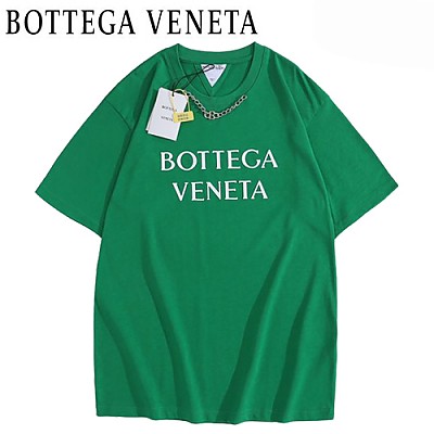 BOTTEGA VENE**-03102 보테가 베네타 블루 메탈 장식 티셔츠 남여공용