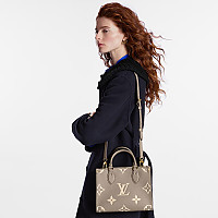 LOUIS VUITTON-M14633 루이비통 블루 모노그램 데님 온더고 PM