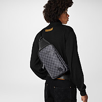 LOUIS VUITTON-M15078 루이비통 그레이 모노그램 글로우 에비뉴 슬링 백