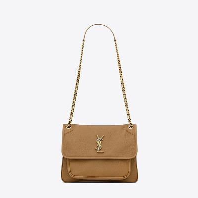 YSL-633178 생 로랑 DARK CORK 램스킨 NIKI 미디엄 숄더백 28cm