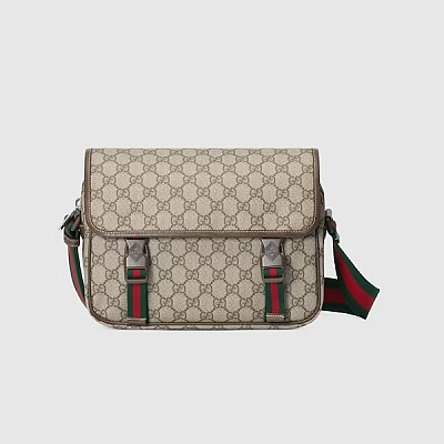 GUCCI-‎760123 구찌 블랙 크리스탈 GG 인터로킹 메신저백 27cm