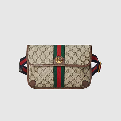 GUCCI-752597 구찌 그레이/블랙 오피디아 GG 스몰 벨트백 24cm