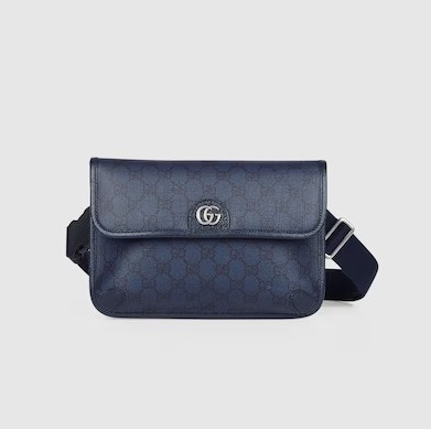 GUCCI-752597 구찌 블루/블랙 오피디아 GG 스몰 벨트백 24cm