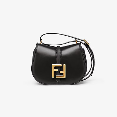 FENDI-8BS082 펜디 블랙 커몬 스몰 사첼 백 21cm