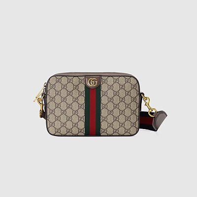 GUCCI-‎699439 구찌 베이지/에보니 오피디아 GG 크로스백 23.5cm