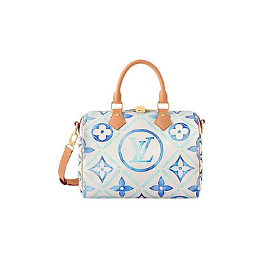 LOUIS VUITTON-N40691 루이비통 블루 다미에 헤리티지 스피디 반둘리에 25