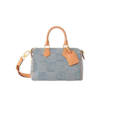 LOUIS VUITTON-N40691 루이비통 블루 다미에 헤리티지 스피디 반둘리에 25