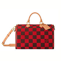 LOUIS VUITTON-M14136 루이비통 블랙 LV 블라종 데님 스피디 반둘리에 40