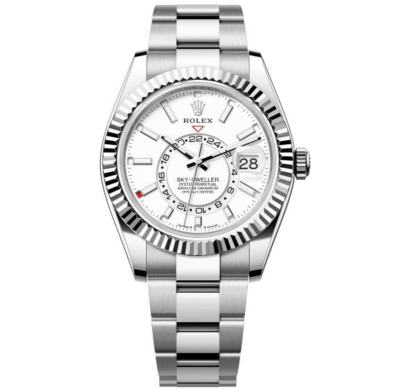 [ZF]ROLEX-롤렉스 스카이-드웰러 화이트 904L SS 1:1 Best Edition 42mm