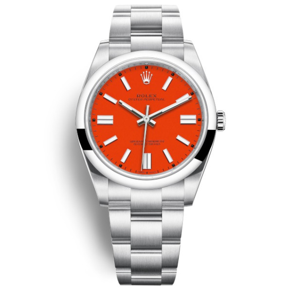 [CLEAN]롤렉스 Oyster Perpetual 레드 904L SS 41mm 1:1 Best Edition-124300-0007