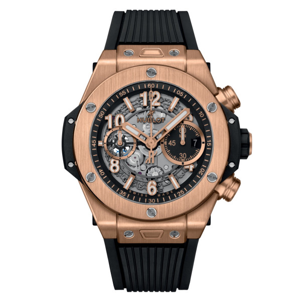 [BBF]Hublot-빅뱅 유니코 18K 킹 골드 레플리카 워치 44mm 1:1 Best Edition - 421.OX.1180.RX