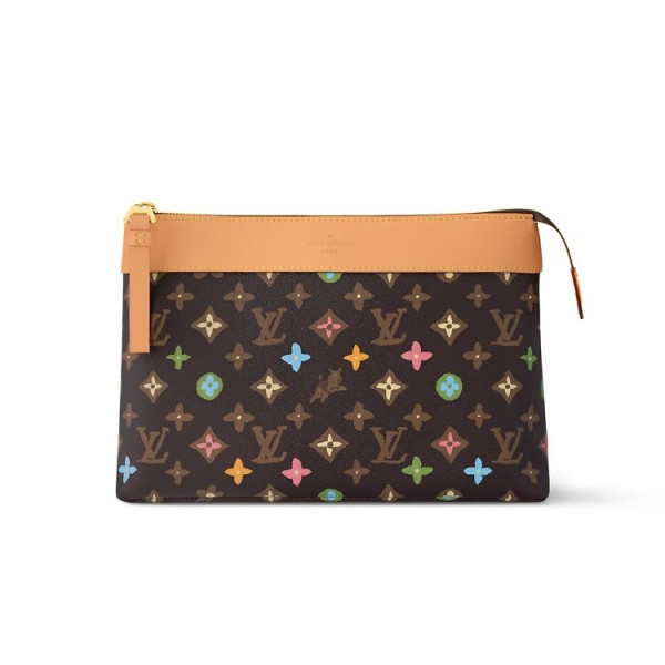 LOUIS VUITTON-M83568 루이비통 초코렛 모노그램 크래기 포쉐트 보야주 수플 파우치 30cm