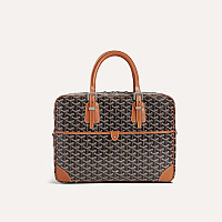 GOYARD-고야드 네이비 암바사드 MM 서류 가방 38cm