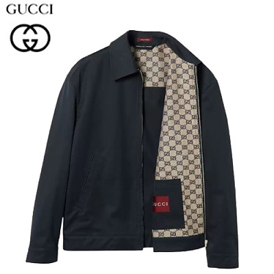 GUCCI-09185 구찌 네이비 바람막이 재킷 남여공용