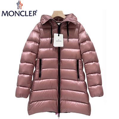 MONCLER-J20931 몽클레어 핑크 Suyen 롱 다운 재킷 여성용