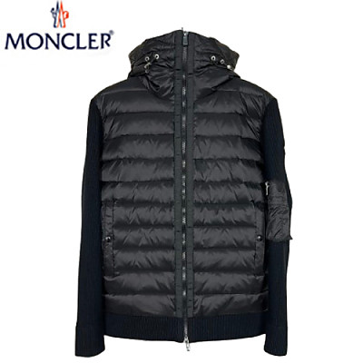 MONCLER-10191 몽클레어 블랙 나일론 퀄팅 재킷 남성용