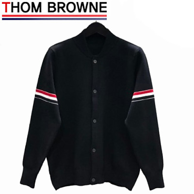 THOM BROWNE-11223 톰 브라운 네이비 스트라이프 장식 가디건 남성용