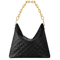 LOUIS VUITTON-M12072 루이비통 초콜릿 모노그램 쿠상 호보 MM