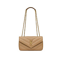 SAINT LAURENT-801437 생 로랑 오렌지 마틀라세 램스킨 loulou 스몰백