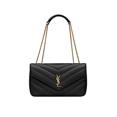 SAINT LAURENT-801439 생 로랑 내추럴 마틀라세 램스킨 loulou 미디엄백