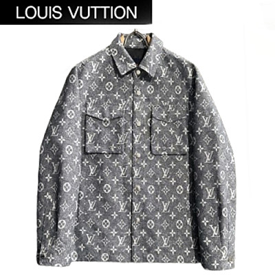 LOUIS VUITTON-02192 루이비통 다크 그레이 모노그램 울 재킷 남성용