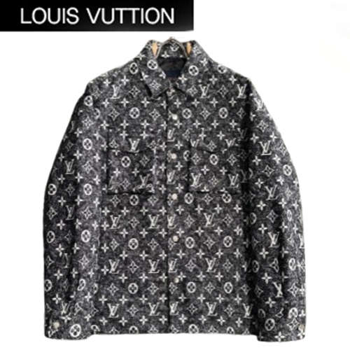 LOUIS VUITTON-02192 루이비통 다크 그레이 모노그램 울 재킷 남성용