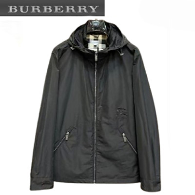 BURBERRY-02095 버버리 네이비 나일론 바람막이 후드 재킷 남성용