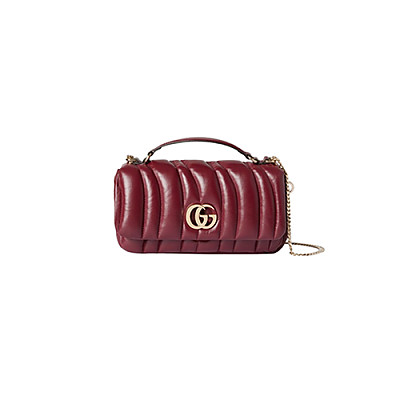 GUCCI-806016 1000 구찌 블랙 패딩 퀼티드 레더 GG 밀라노 스몰 탑 핸들백