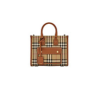 BURBERRY-81122281 버버리 브라운 미니 프레야 토트