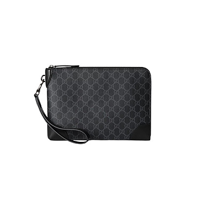 GUCCI-821156 1000 구찌 블랙 GG 엠블럼 스몰 비즈니스 케이스